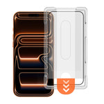 Pellicola protettiva in vetro temperato LeReach CF Series PureTab Version HD per telefoni cellulari., For iPhone 17e / 16e / 13 / 13 Pro / 14, For iPhone 17 Pro Max, For iPhone 16 Pro Max
