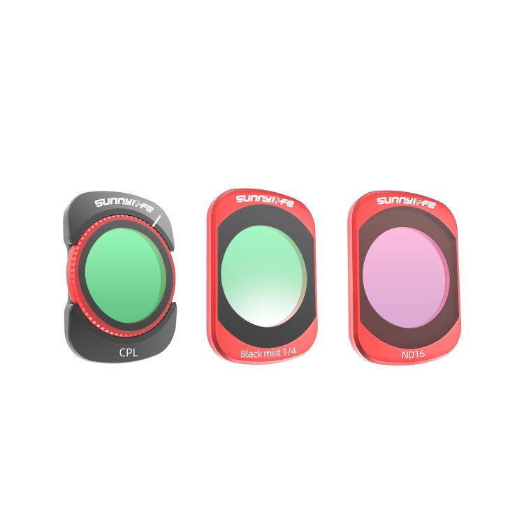 Filtro magnetico in metallo Sunnylife per obiettivo della fotocamera DJI OSMO Pocket 3., MCUV, CPL, ND8, ND16, ND32, ND64, Black Mist 1/4, 3 in 1 Shadow Filter Set, 3 in 1 Portrait Filter Set, 3 in 1 CPL ND8/16, 3 in 1 Protective Filter Set            ...