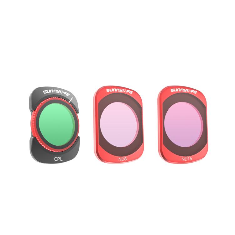 Filtro magnetico in metallo Sunnylife per obiettivo della fotocamera DJI OSMO Pocket 3., MCUV, CPL, ND8, ND16, ND32, ND64, Black Mist 1/4, 3 in 1 Shadow Filter Set, 3 in 1 Portrait Filter Set, 3 in 1 CPL ND8/16, 3 in 1 Protective Filter Set            ...