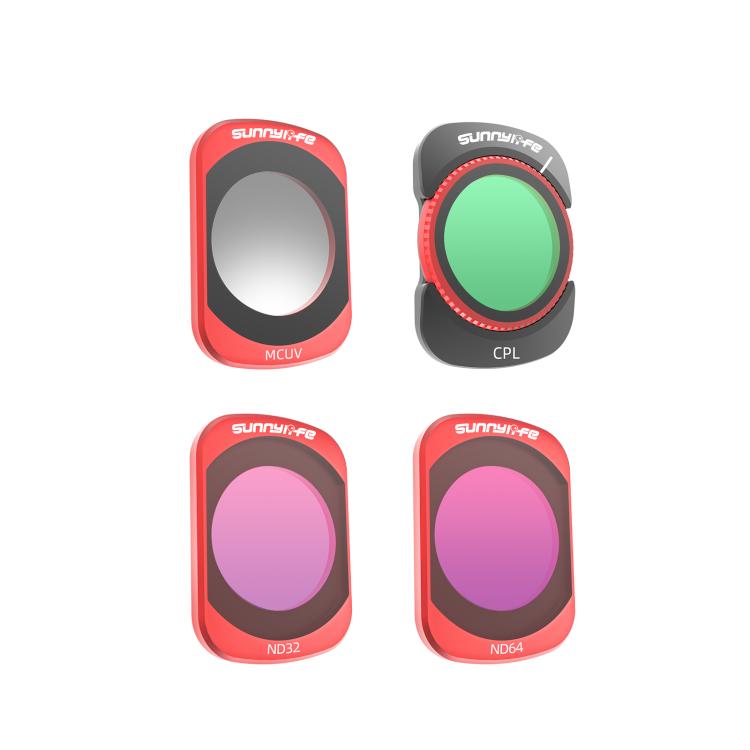 Filtro magnetico in metallo Sunnylife per obiettivo della fotocamera DJI OSMO Pocket 3., MCUV, CPL, ND8, ND16, ND32, ND64, Black Mist 1/4, 3 in 1 Shadow Filter Set, 3 in 1 Portrait Filter Set, 3 in 1 CPL ND8/16, 3 in 1 Protective Filter Set            ...