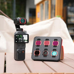 Filtro magnetico in metallo Sunnylife per obiettivo della fotocamera DJI OSMO Pocket 3., MCUV, CPL, ND8, ND16, ND32, ND64, Black Mist 1/4, 3 in 1 Shadow Filter Set, 3 in 1 Portrait Filter Set, 3 in 1 CPL ND8/16, 3 in 1 Protective Filter Set            ...