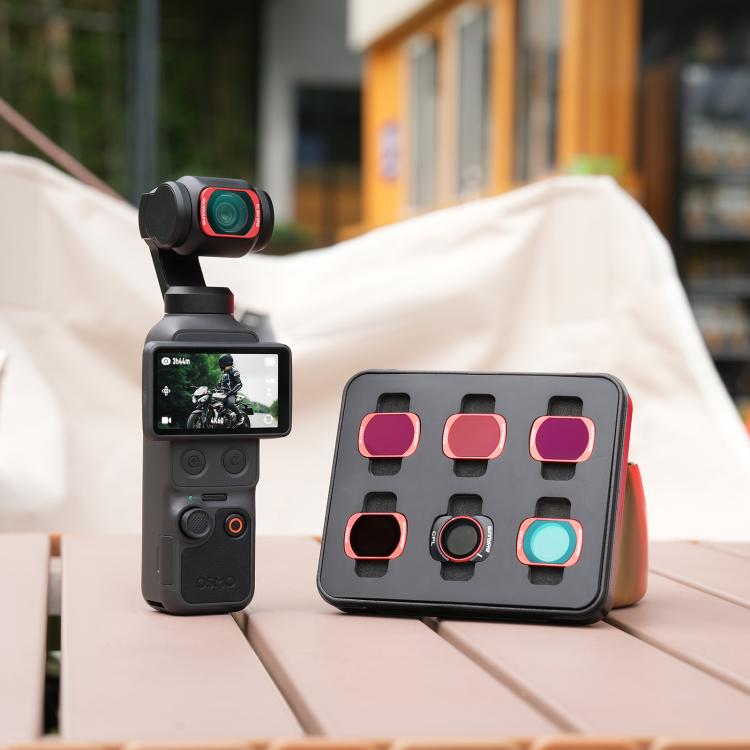 Filtro magnetico in metallo Sunnylife per obiettivo della fotocamera DJI OSMO Pocket 3., MCUV, CPL, ND8, ND16, ND32, ND64, Black Mist 1/4, 3 in 1 Shadow Filter Set, 3 in 1 Portrait Filter Set, 3 in 1 CPL ND8/16, 3 in 1 Protective Filter Set            ...