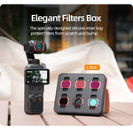 Filtro magnetico in metallo Sunnylife per obiettivo della fotocamera DJI OSMO Pocket 3., MCUV, CPL, ND8, ND16, ND32, ND64, Black Mist 1/4, 3 in 1 Shadow Filter Set, 3 in 1 Portrait Filter Set, 3 in 1 CPL ND8/16, 3 in 1 Protective Filter Set            ...