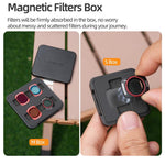 Filtro magnetico in metallo Sunnylife per obiettivo della fotocamera DJI OSMO Pocket 3., MCUV, CPL, ND8, ND16, ND32, ND64, Black Mist 1/4, 3 in 1 Shadow Filter Set, 3 in 1 Portrait Filter Set, 3 in 1 CPL ND8/16, 3 in 1 Protective Filter Set            ...