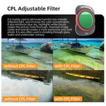 Filtro magnetico in metallo Sunnylife per obiettivo della fotocamera DJI OSMO Pocket 3., MCUV, CPL, ND8, ND16, ND32, ND64, Black Mist 1/4, 3 in 1 Shadow Filter Set, 3 in 1 Portrait Filter Set, 3 in 1 CPL ND8/16, 3 in 1 Protective Filter Set            ...