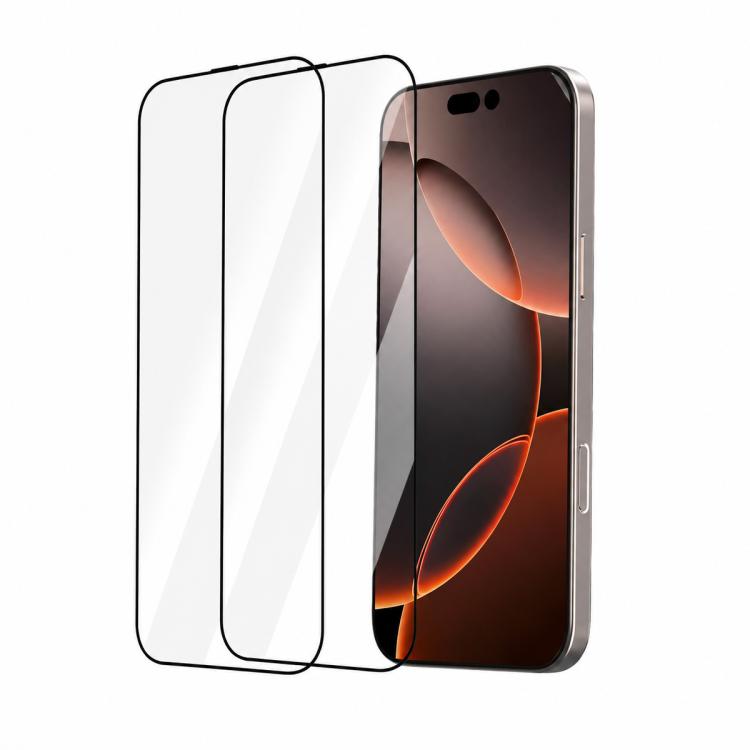 Set di 2 pellicole protettive in vetro temperato HD LeReach CF Series PureTab Version per smartphone., For iPhone 17e / 16e / 13 / 13 Pro / 14, For iPhone 17 Pro Max, For iPhone 16 Pro Max