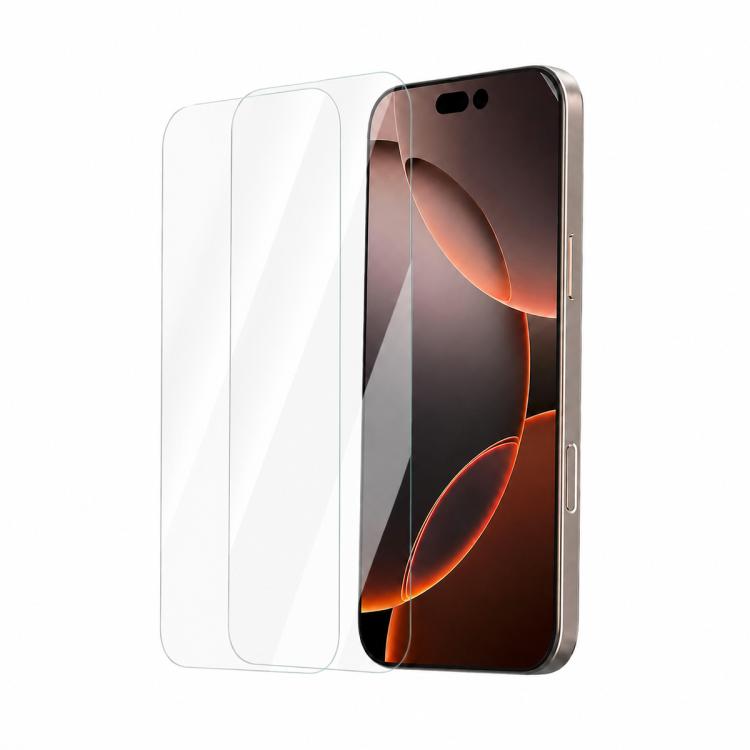 Set di 2 pellicole protettive in vetro temperato HD LeReach CF Series PureTab Version per smartphone., For iPhone 17e / 16e / 13 / 13 Pro / 14, For iPhone 17 Pro Max, For iPhone 16 Pro Max