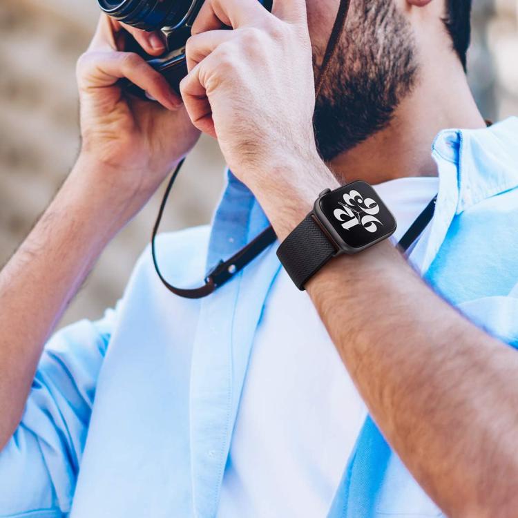 Confezione da 5 cinturini per orologio elastici in nylon con fibbia scorrevole regolabile xDfind, For Apple Watch 42 / 44 / 45 / 46 / 49mm, For Apple Watch 38 / 40 / 41 / S11 42mm