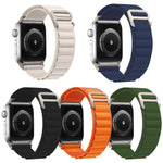 Confezione da 5 cinturini per orologio xDfind Aline in nylon con passante, For Apple Watch 42 / 44 / 45 / 46 / 49mm, For Apple Watch 38 / 40 / 41 / S11 42mm