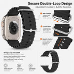 Confezione da 5 cinturini per orologio in silicone xDfind Ocean, For Apple Watch 42 / 44 / 45 / 46 / 49mm, For Apple Watch 38 / 40 / 41 / S11 42mm