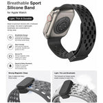 Confezione da 5 cinturini per orologio in silicone con chiusura magnetica xDfind, For Apple Watch 42 / 44 / 45 / 46 / 49mm, For Apple Watch 38 / 40 / 41 / S11 42mm