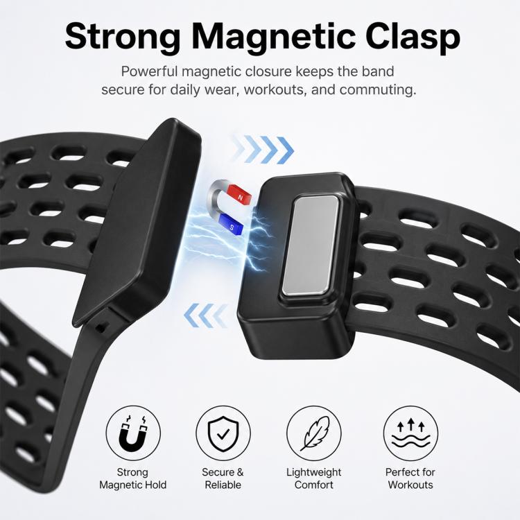 Confezione da 5 cinturini per orologio in silicone con chiusura magnetica xDfind, For Apple Watch 42 / 44 / 45 / 46 / 49mm, For Apple Watch 38 / 40 / 41 / S11 42mm