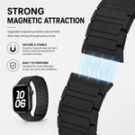 Confezione da 5 cinturini per orologio magnetici in silicone a forma di I xDfind, For Apple Watch 42 / 44 / 45 / 46 / 49mm, For Apple Watch 38 / 40 / 41 / S11 42mm