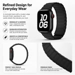 Confezione da 5 cinturini per orologio magnetici in silicone a forma di I xDfind, For Apple Watch 42 / 44 / 45 / 46 / 49mm, For Apple Watch 38 / 40 / 41 / S11 42mm