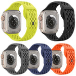 Confezione da 5 cinturini per orologio in silicone con fibbia inversa a rete xDfind, For Apple Watch 42 / 44 / 45 / 46 / 49mm, For Apple Watch 38 / 40 / 41 / S11 42mm