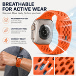 Confezione da 5 cinturini per orologio in silicone con fibbia inversa a rete xDfind, For Apple Watch 42 / 44 / 45 / 46 / 49mm, For Apple Watch 38 / 40 / 41 / S11 42mm