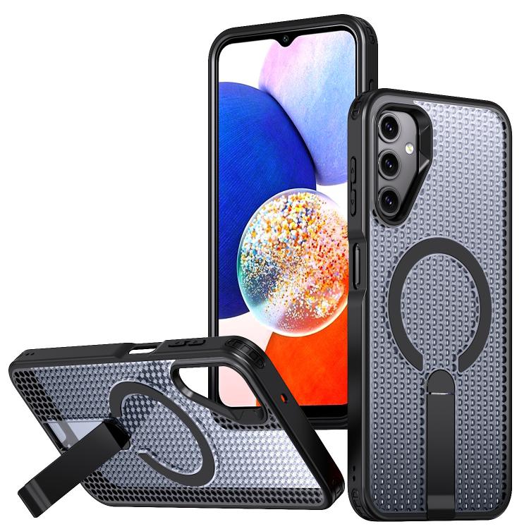 Custodia per telefono con supporto MagSafe e sistema di raffreddamento a nido d'ape., For Galaxy A57 5G, For Galaxy A37 5G, For Galaxy A14 4G / 5G