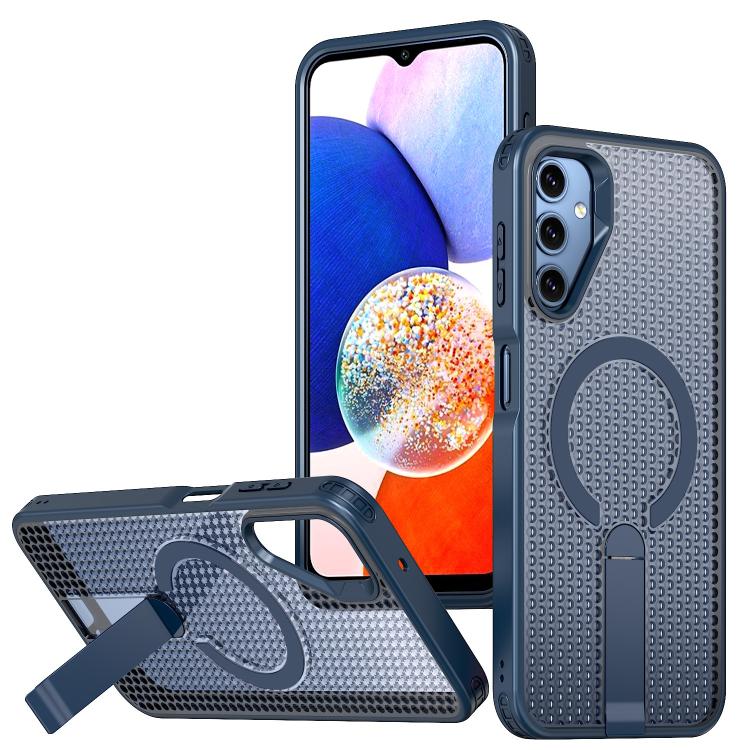 Custodia per telefono con supporto MagSafe e sistema di raffreddamento a nido d'ape., For Galaxy A57 5G, For Galaxy A37 5G, For Galaxy A14 4G / 5G