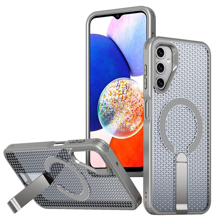 Custodia per telefono con supporto MagSafe e sistema di raffreddamento a nido d'ape., For Galaxy A57 5G, For Galaxy A37 5G, For Galaxy A14 4G / 5G