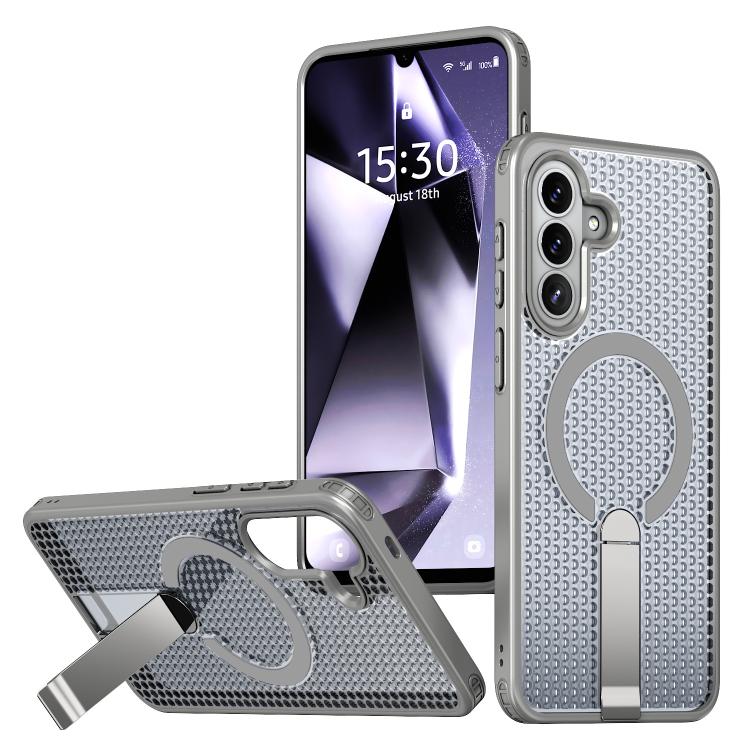 Custodia per telefono con supporto MagSafe e sistema di raffreddamento a nido d'ape., For Galaxy A57 5G, For Galaxy A37 5G, For Galaxy A14 4G / 5G
