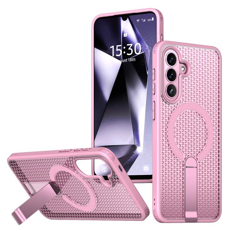 Custodia per telefono con supporto MagSafe e sistema di raffreddamento a nido d'ape., For Galaxy A57 5G, For Galaxy A37 5G, For Galaxy A14 4G / 5G