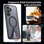 Custodia per telefono con supporto MagSafe e sistema di raffreddamento a nido d'ape., For Galaxy A57 5G, For Galaxy A37 5G, For Galaxy A14 4G / 5G