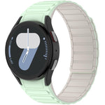 Cinturino per orologio magnetico in silicone con tre perline, For Galaxy Watch 7 / 6 / 5 / 4