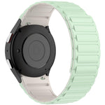 Cinturino per orologio magnetico in silicone con tre perline, For Galaxy Watch 7 / 6 / 5 / 4