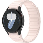 Cinturino per orologio magnetico in silicone con tre perline, For Galaxy Watch 7 / 6 / 5 / 4