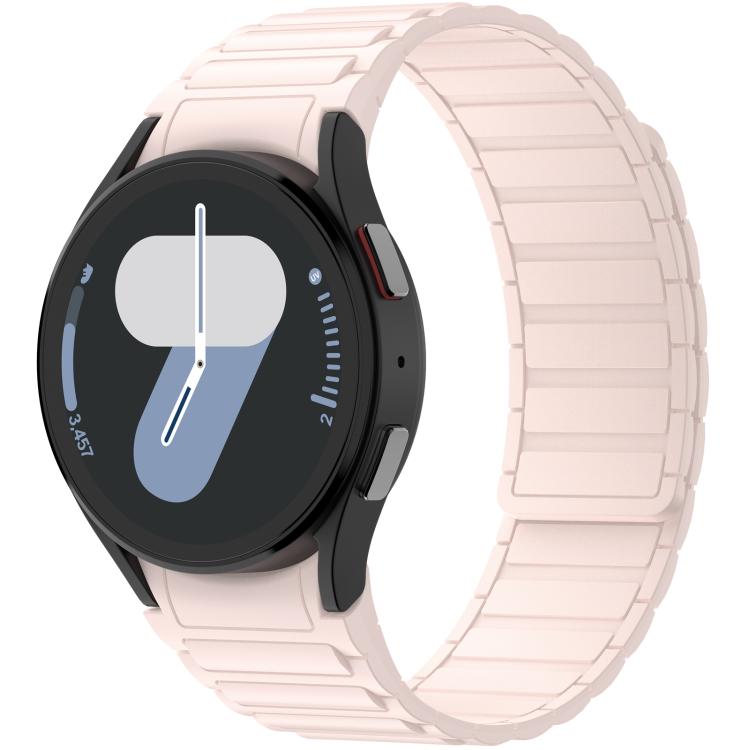 Cinturino per orologio magnetico in silicone con tre perline, For Galaxy Watch 7 / 6 / 5 / 4