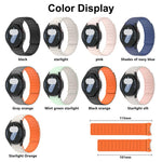 Cinturino per orologio magnetico in silicone con tre perline, For Galaxy Watch 7 / 6 / 5 / 4
