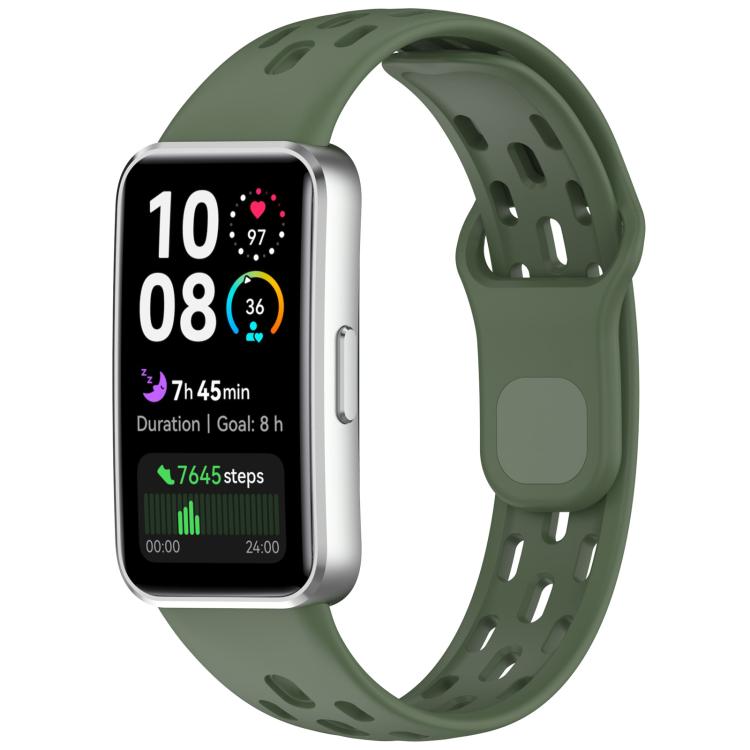 Cinturino per orologio in TPU traspirante con motivo a nido d'ape., For Huawei Band 10 / 9 / 8