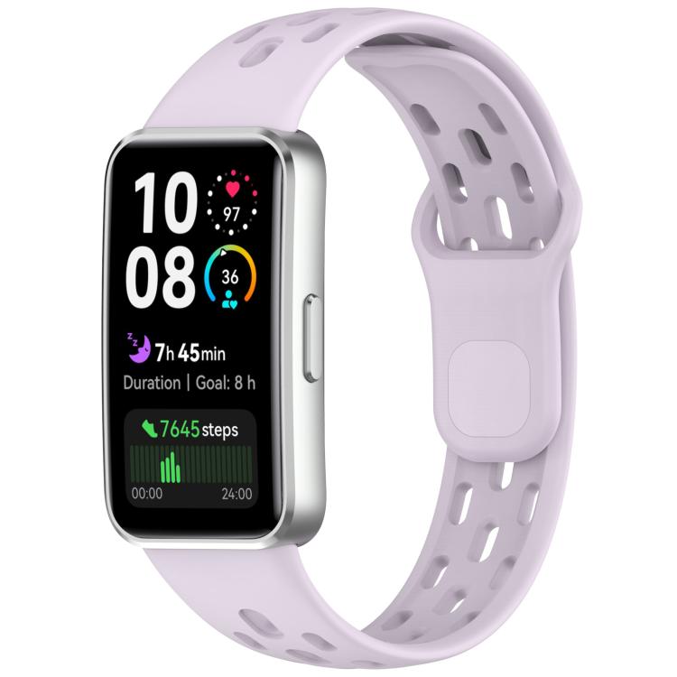 Cinturino per orologio in TPU traspirante con motivo a nido d'ape., For Huawei Band 10 / 9 / 8