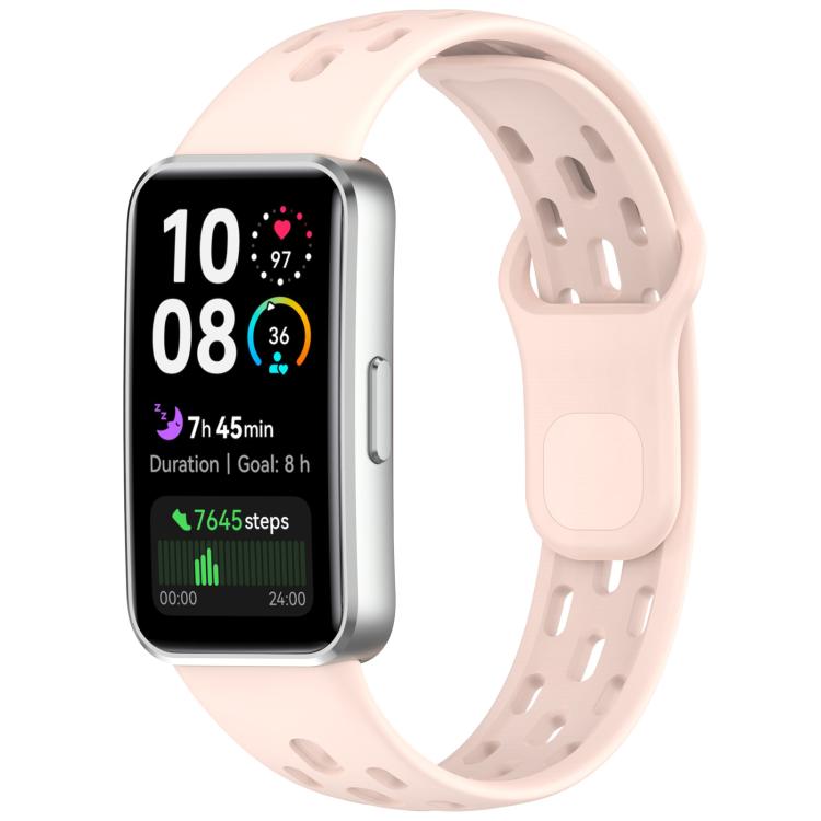 Cinturino per orologio in TPU traspirante con motivo a nido d'ape., For Huawei Band 10 / 9 / 8