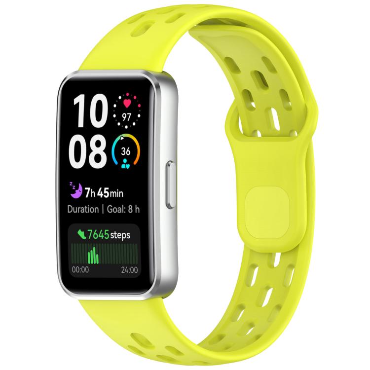 Cinturino per orologio in TPU traspirante con motivo a nido d'ape., For Huawei Band 10 / 9 / 8