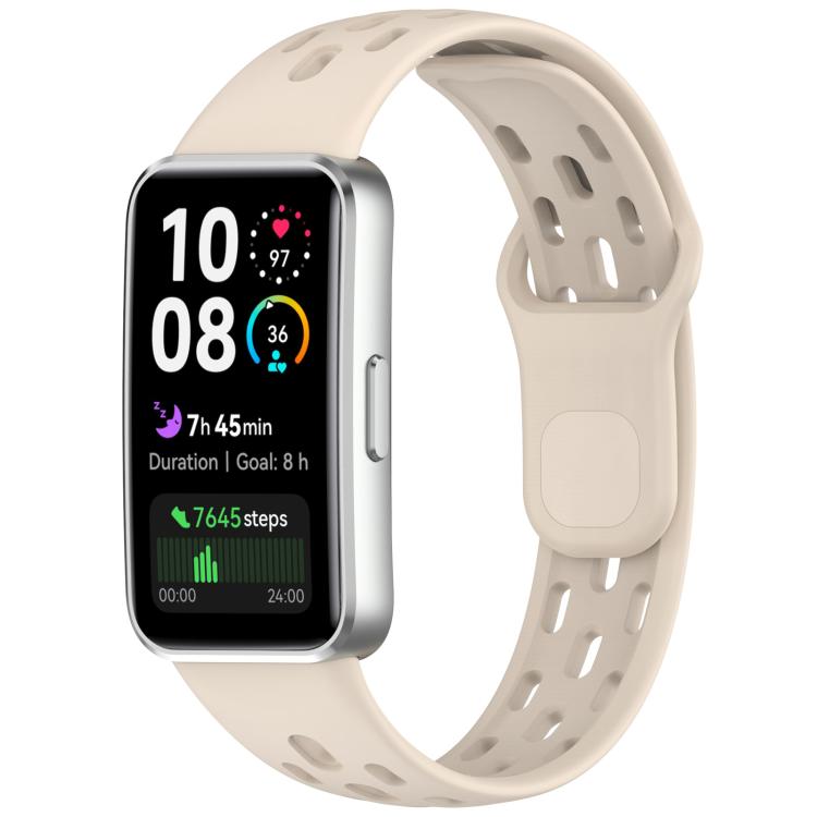 Cinturino per orologio in TPU traspirante con motivo a nido d'ape., For Huawei Band 10 / 9 / 8
