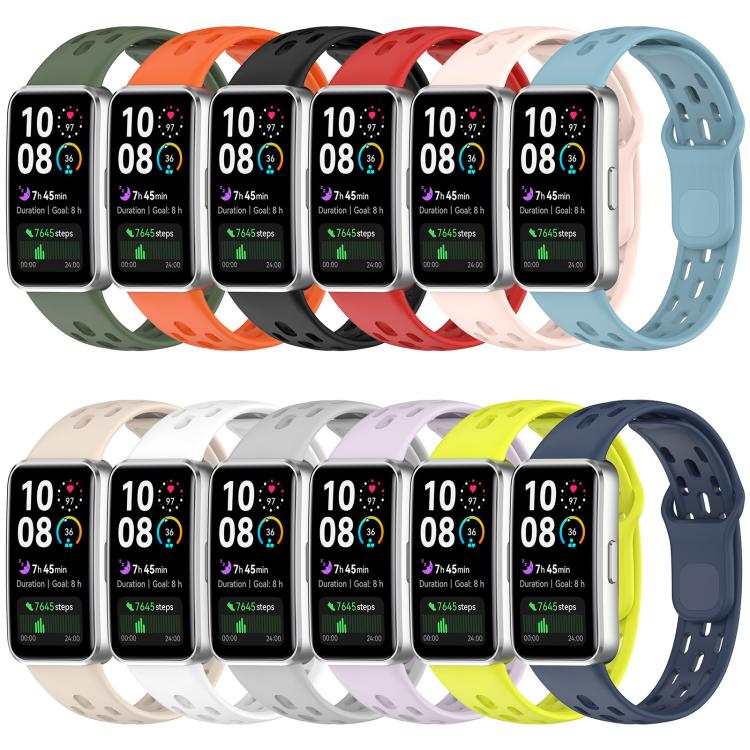 Cinturino per orologio in TPU traspirante con motivo a nido d'ape., For Huawei Band 10 / 9 / 8