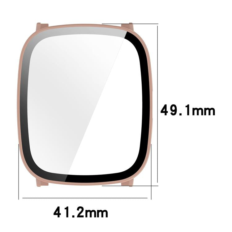 Pellicola in vetro temperato integrata nella custodia protettiva per orologio in PC, For Xiaomi Haylou RS5