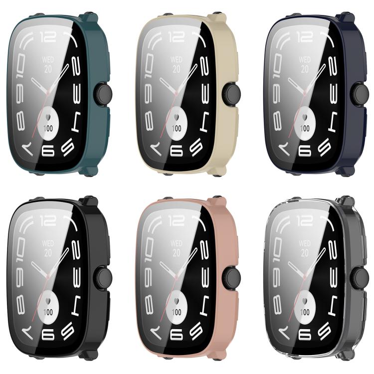 Pellicola in vetro temperato integrata nella custodia protettiva per orologio in PC, For Xiaomi Haylou RS5