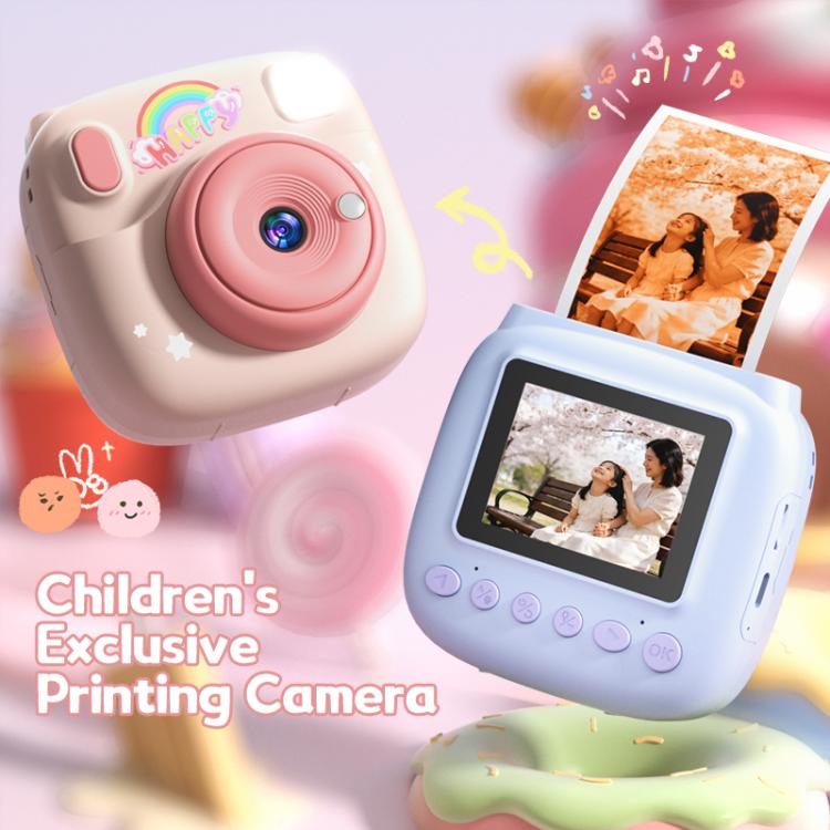 Fotocamera per bambini JJR/C C40 con schermo a colori IPS da 2,4 pollici e funzione di stampa.