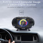 KONNWEI KW206 Scanner guasti auto 2 in 1 OBDII / EOBD12V + monitor LCD da 3,5 pollici, KW206