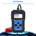 KONNWEI KW350 OBDII 12V Rilevatore di diagnostica per auto con schermo in bianco e nero da 2 pollici V007 per Audi / Volkswagen, KW350