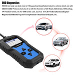 KONNWEI KW350 OBDII 12V Rilevatore di diagnostica per auto con schermo in bianco e nero da 2 pollici V007 per Audi / Volkswagen, KW350