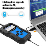 KONNWEI KW350 OBDII 12V Rilevatore di diagnostica per auto con schermo in bianco e nero da 2 pollici V007 per Audi / Volkswagen, KW350