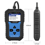 KONNWEI KW350 OBDII 12V Rilevatore di diagnostica per auto con schermo in bianco e nero da 2 pollici V007 per Audi / Volkswagen, KW350