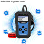 KONNWEI KW350 OBDII 12V Rilevatore di diagnostica per auto con schermo in bianco e nero da 2 pollici V007 per Audi / Volkswagen, KW350