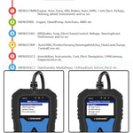 KONNWEI KW350 OBDII 12V Rilevatore di diagnostica per auto con schermo in bianco e nero da 2 pollici V007 per Audi / Volkswagen, KW350