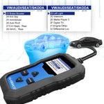 KONNWEI KW350 OBDII 12V Rilevatore di diagnostica per auto con schermo in bianco e nero da 2 pollici V007 per Audi / Volkswagen, KW350