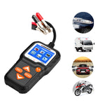 KONNWEI KW650 Rilevatore per tosaerba a batteria per auto e moto 6V-12V con display a colori da 2,4 pollici e grafico della forma d'onda, KW650