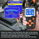 KONNWEI KW650 Rilevatore per tosaerba a batteria per auto e moto 6V-12V con display a colori da 2,4 pollici e grafico della forma d'onda, KW650